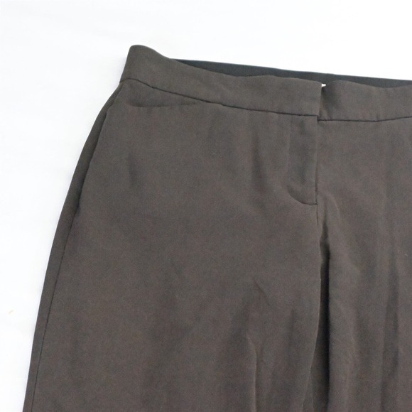 Dana Buckman 12 Brown Wide Leg Stretch Dress Pants‎ - Picture 2 of 7